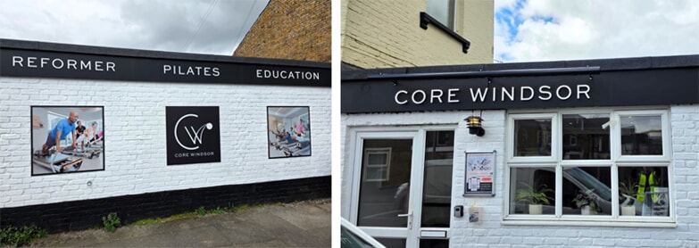 Exterior Lettering and signage